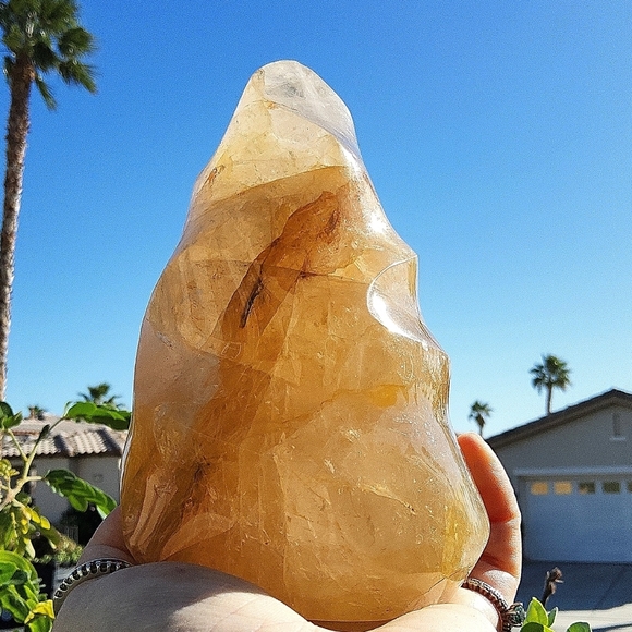 XL Extra Gorgeous Golden Healer Flame - Picture 1 of 17